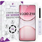 Tempered Glass For iQOO Z10 Premium HD+ UV Glass Screen Protector Guard