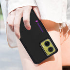 Mobilebies Backcover For Moto G85 Super Frosted Shield Case With Salient Dots Case