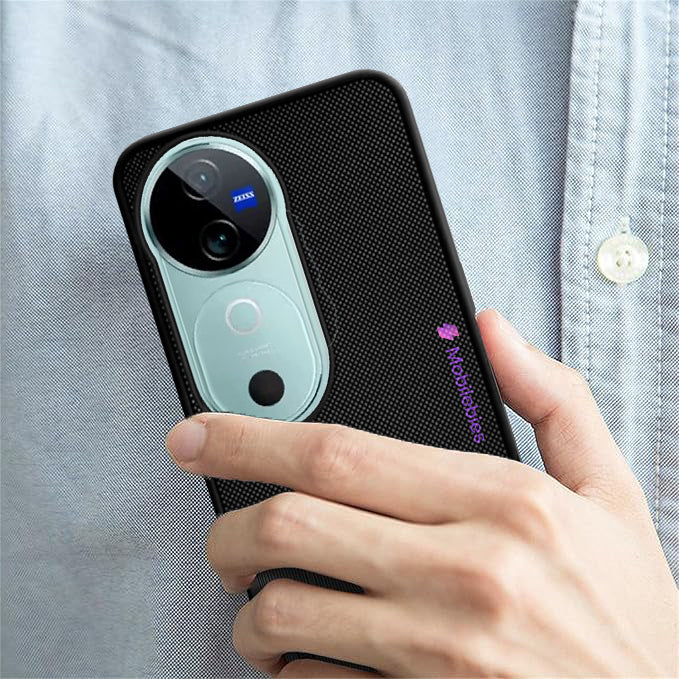 Mobilebies Backcover For Vivo V40 Pro Super Frosted Shield Case With Salient Dots Case