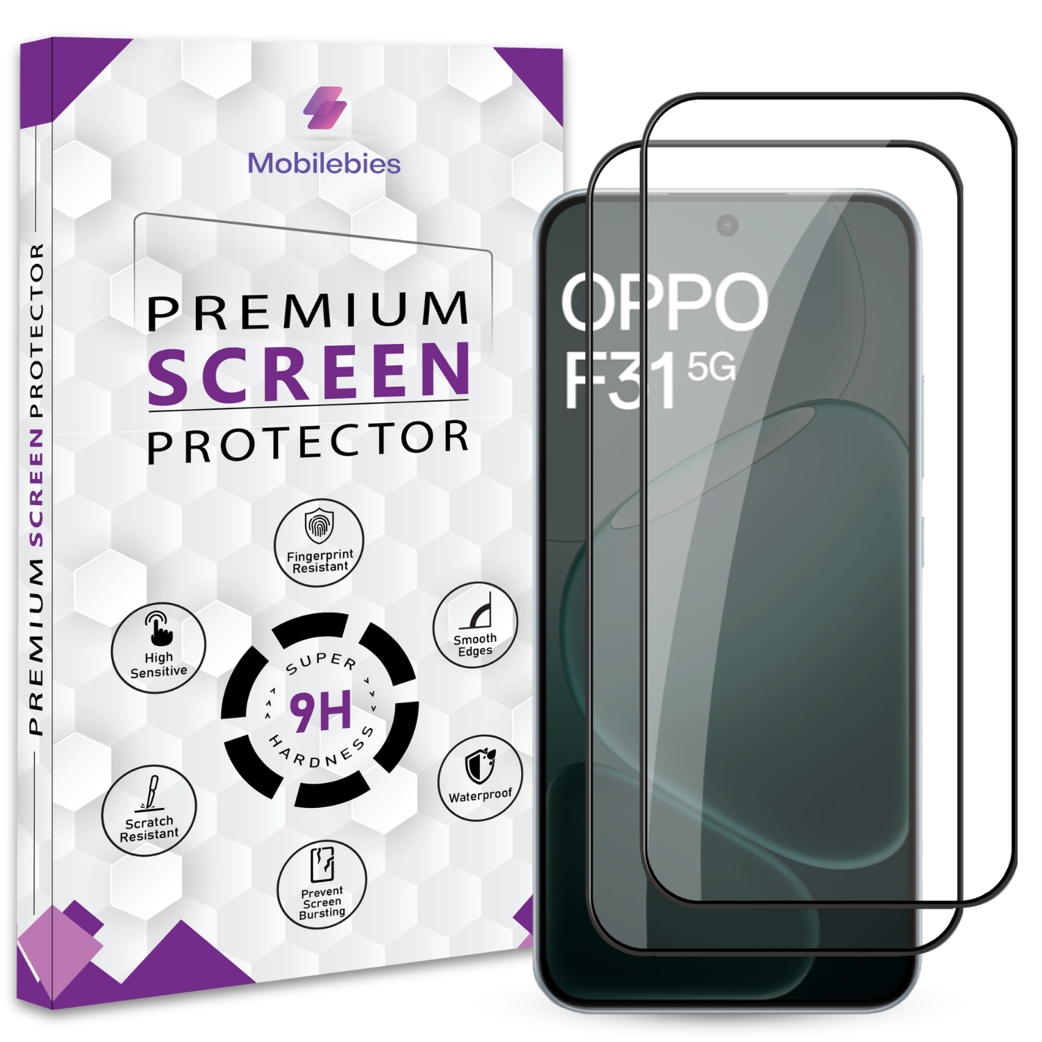 Tempered Glass for Oppo F31 Premium Screen Protector Guard Secondary image