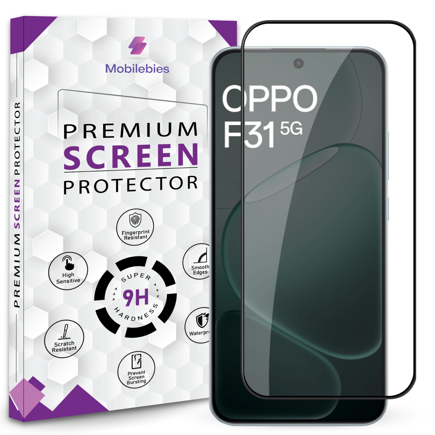 Tempered Glass for Oppo F31 Premium Screen Protector Guard Main image