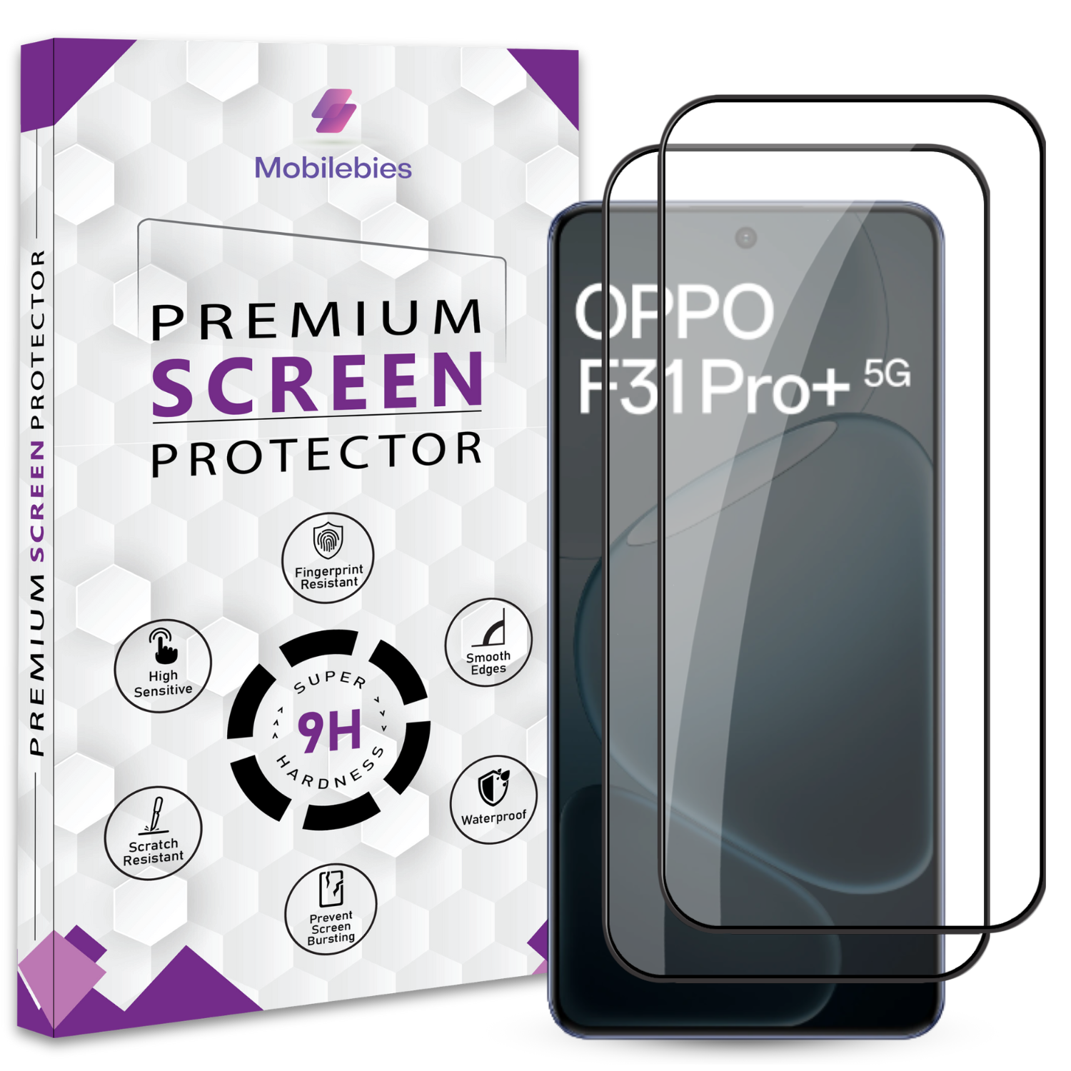 Tempered Glass for Oppo F31 Pro Plus Premium Screen Protector Guard Secondary image