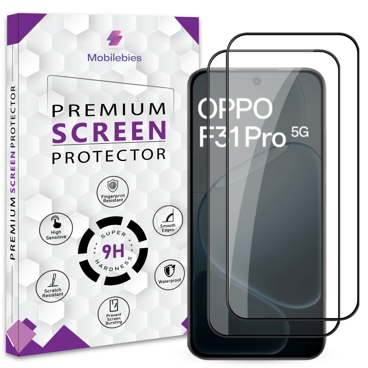 Tempered Glass for Oppo F31 Pro Premium Screen Protector Guard Secondary image