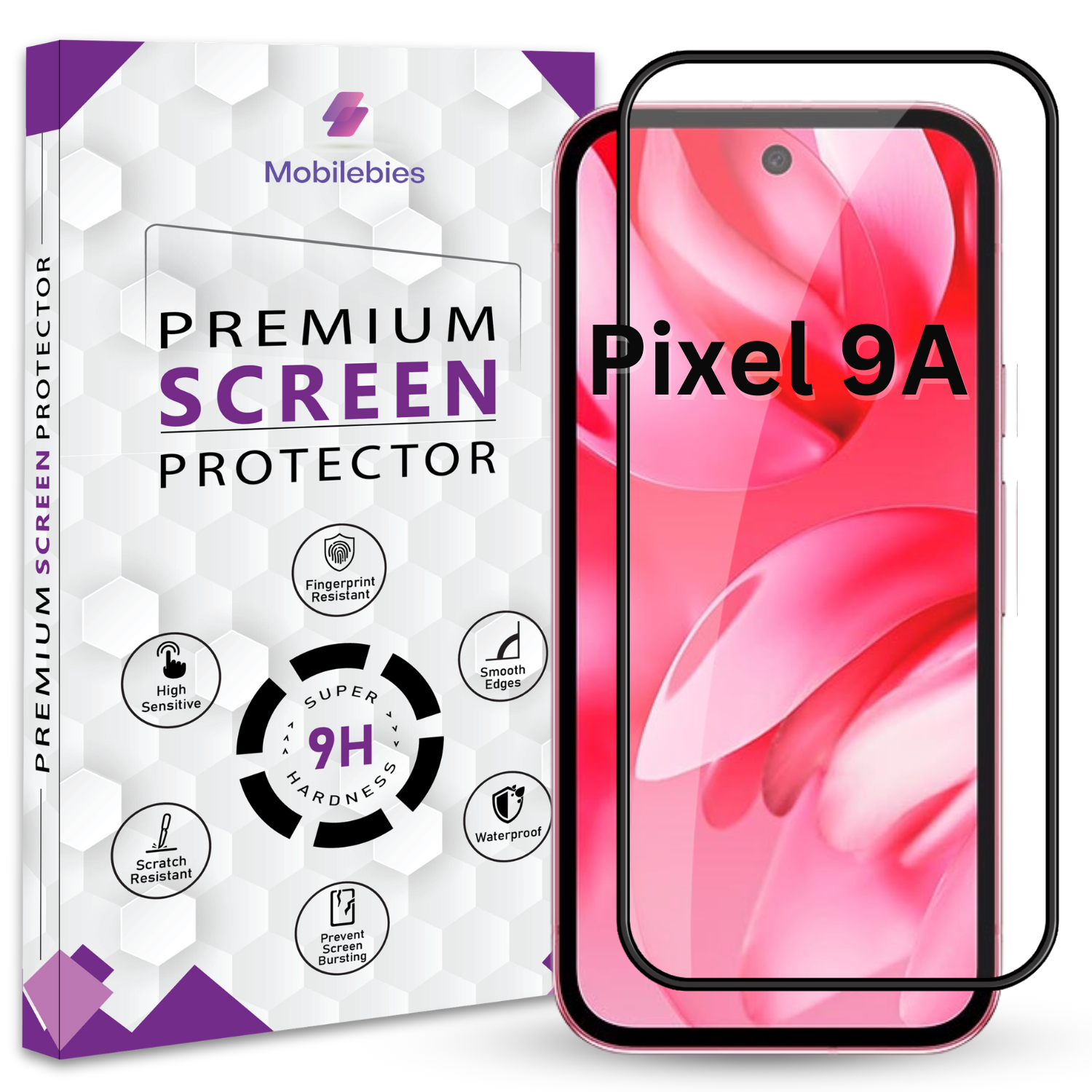 Tempered Glass for Google Pixel 9A Premium Screen Protector Guard Main image