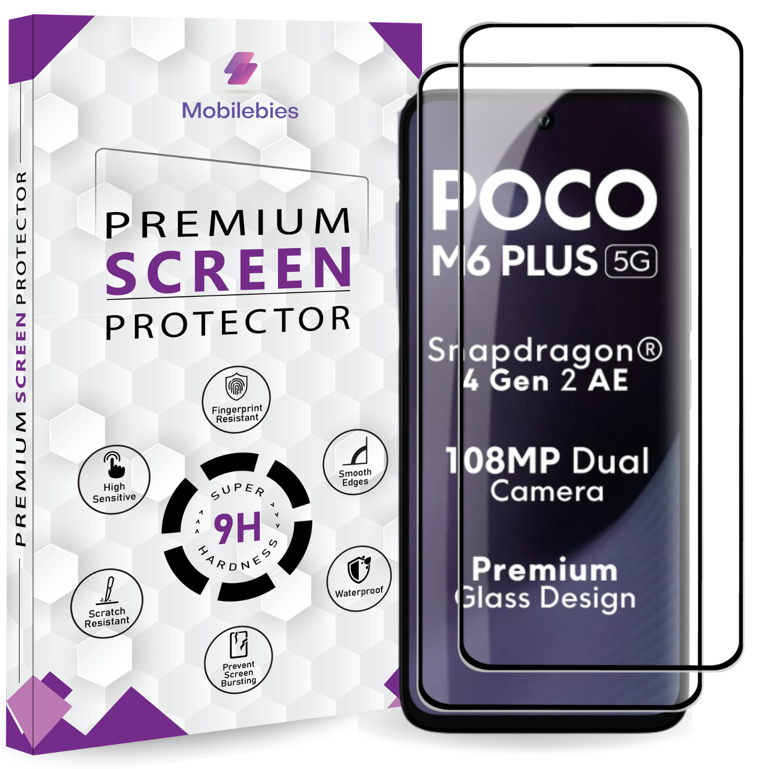 POCO M6 Plus OG Premium Screen Protector Main image