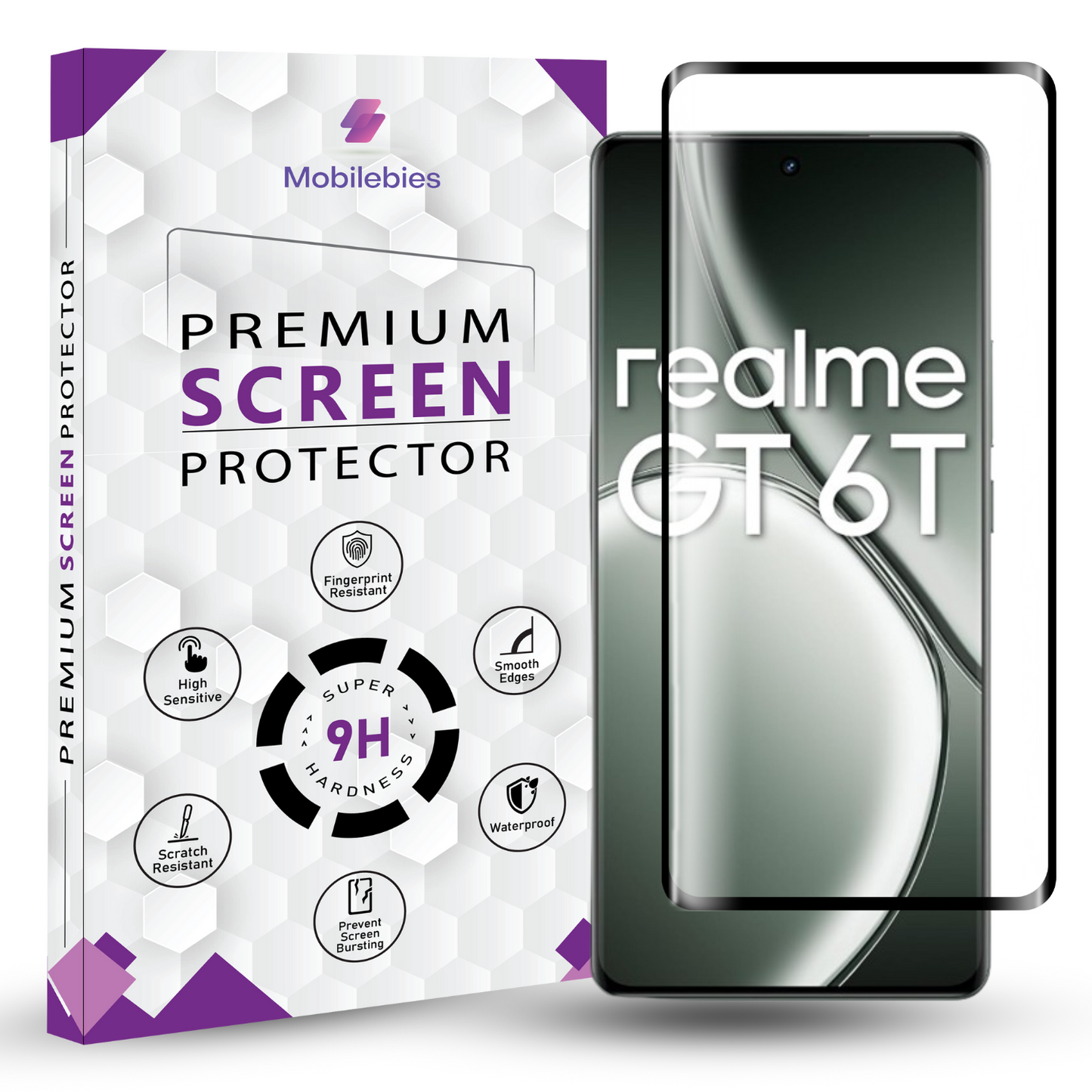 Realme GT 6T Full Glue Screen Protector