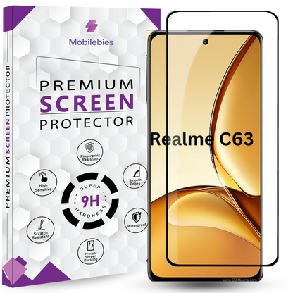 Tempered Glass for Realme C63 Premium Screen Protector Guard