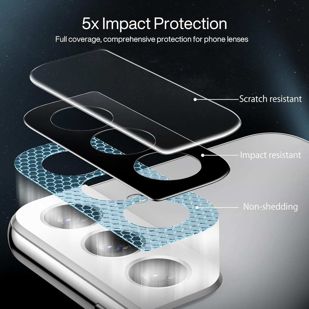 2 Pack Tempered Glass & a Camera protector for Samsung Galaxy S22 Plus Premium Screen Protector Guard & Camera Lenns Protecor
