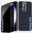 2 Pack Privacy Tempered Glass & a Camera protector for Samsung Galaxy S23 Privacy Screen Protector Guard & Camera Lenns Protecor