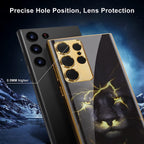 Samsung Galaxy S24 Ultra Electroplating Glass Lion Case