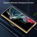 Samsung Galaxy S24 Ultra Electroplating Glass Lion Case