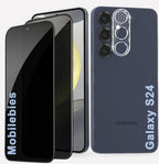 2 Pack Privacy Tempered Glass & a Camera protector for Samsung S24 Privacy Screen Protector Guard & Camera Lenns Protecor