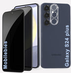2 Pack Privacy Tempered Glass & a Camera protector for Samsung S24 Plus Privacy Screen Protector Guard & Camera Lenns Protecor