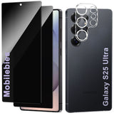 2 Pack Privacy Tempered Glass & a Camera protector for Samsung S25 Ultra Privacy Screen Protector Guard & Camera Lenns Protecor