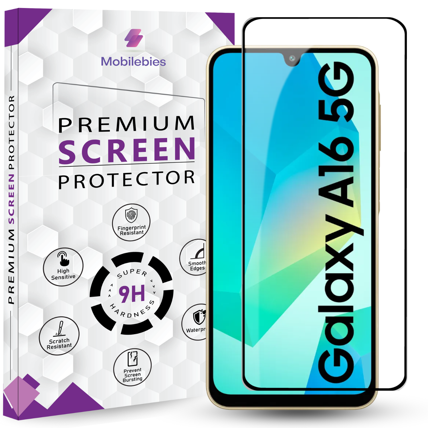 Tempered Glass for Samsung A16 Premium Screen Protector Guard Main image