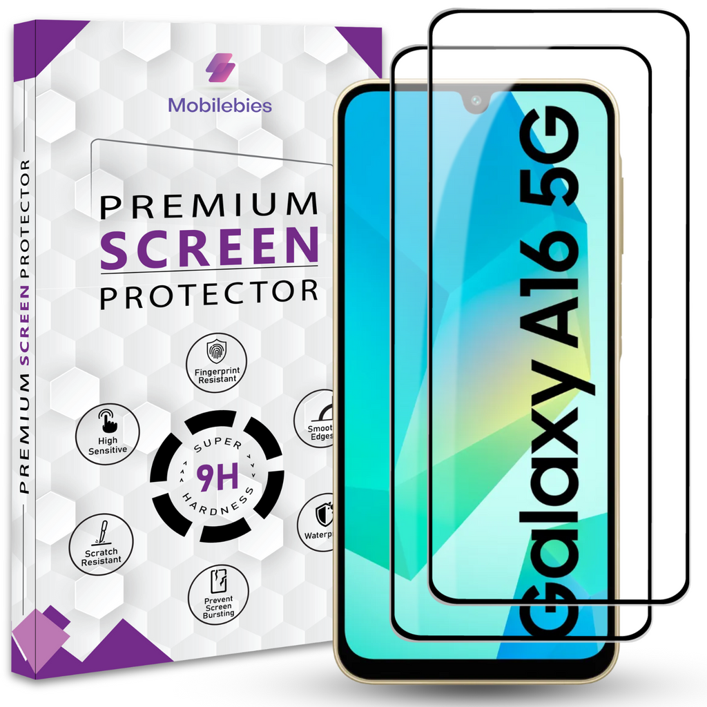Tempered Glass for Samsung A16 Premium Screen Protector Guard