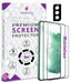 2 Pack Tempered Glass & a Camera protector for Samsung Galaxy S22 Premium Screen Protector Guard & Camera Lenns Protecor