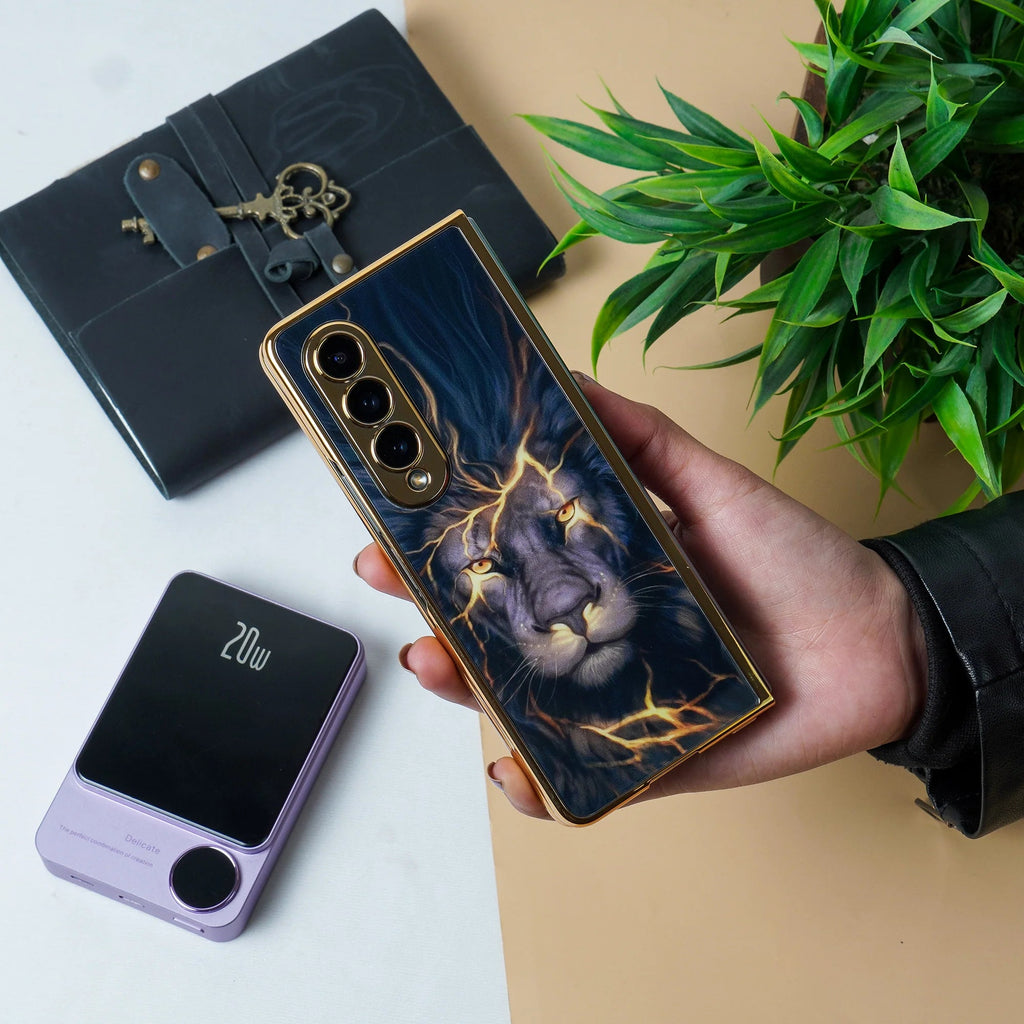 Samsung Galaxy Z Fold 3 GKK Lion Glass Case