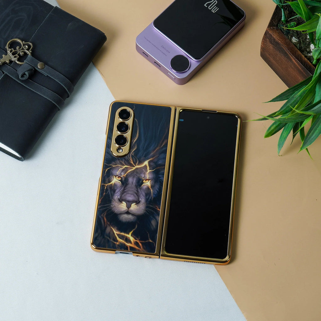 Samsung Galaxy Z Fold 3 GKK Lion Glass Case