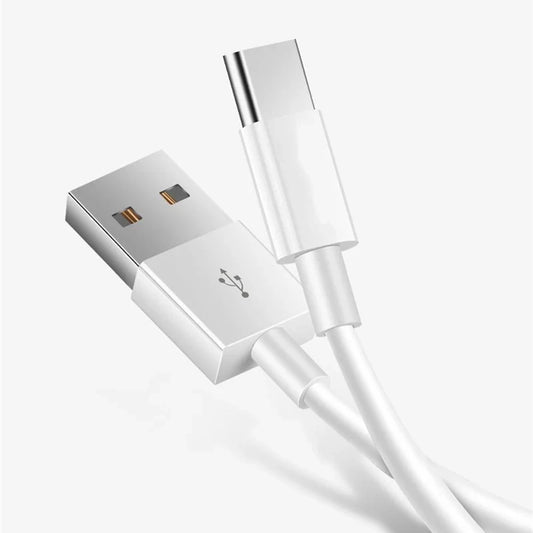 Mobilebies USB Type-A to Type-C Cable Fast Charger Cable Power Delivery Data Charging Cord ( White )