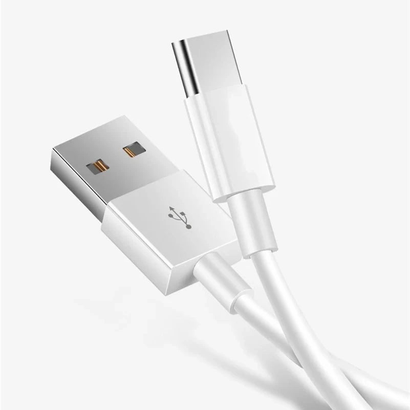 Mobilebies USB Type-A to Type-C Cable Fast Charger Cable Power Delivery Data Charging Cord ( White ) Main image