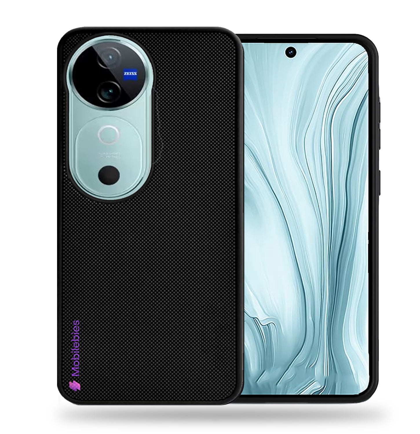 Mobilebies Backcover For Vivo V40 Pro Super Frosted Shield Case With Salient Dots Case